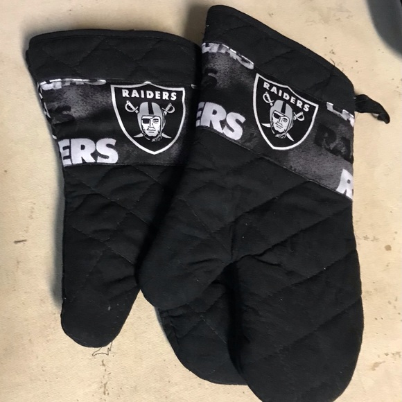 Las Vegas RAIDERS NFL Hot Pad Set 4 pieces New - Picture 3 of 5